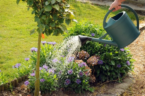 Local gardeners in Brimsdown working on seasonal planting